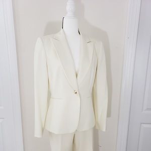 White pantsuit